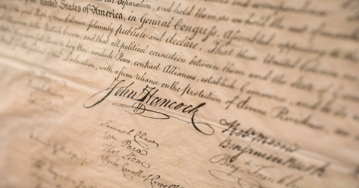 tone mood of declaration of independence