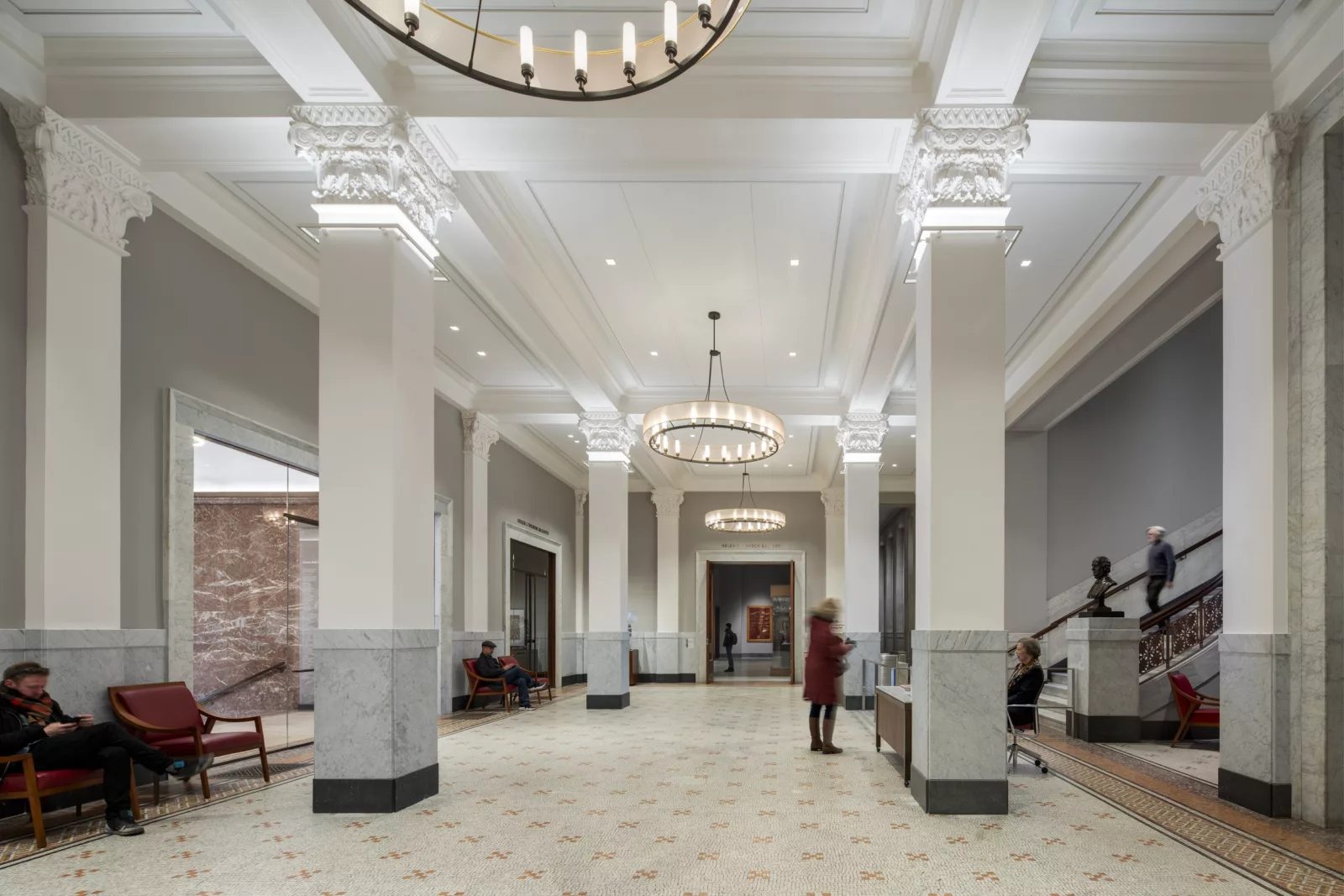 View of the Newberry's Renovated Lobby