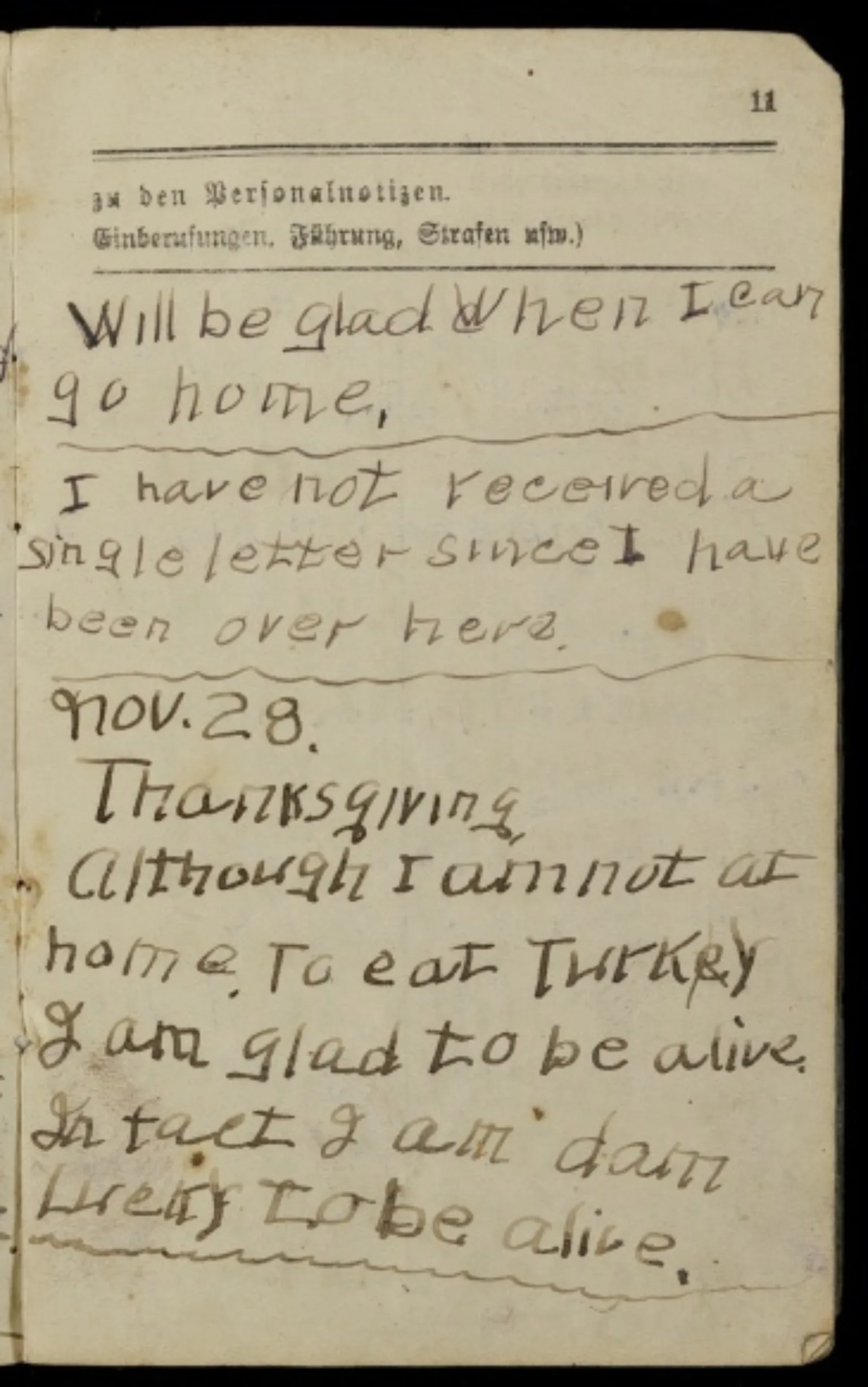 Mc Auliffe Brown Letter WWI