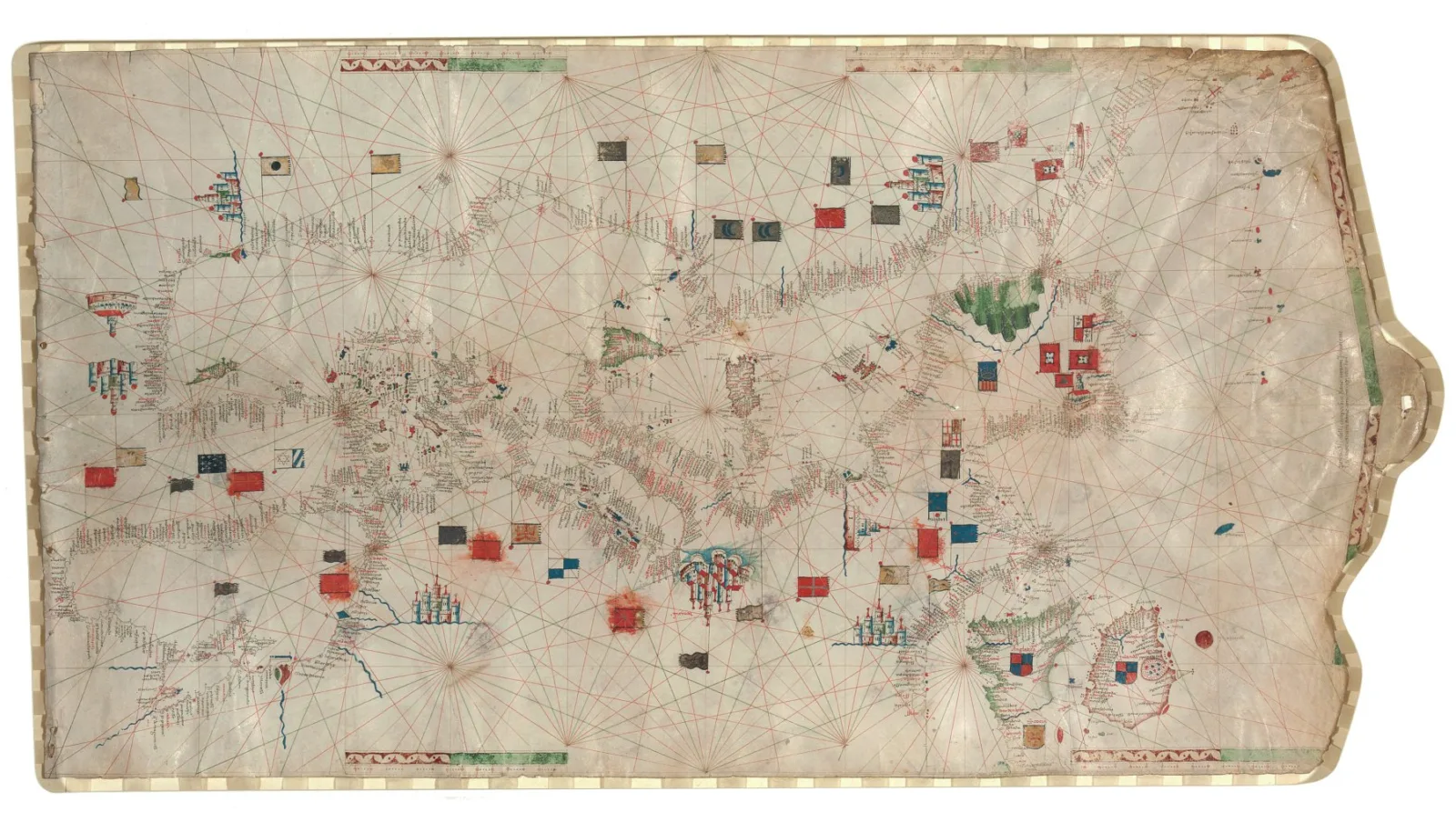 Roselli portolan chart