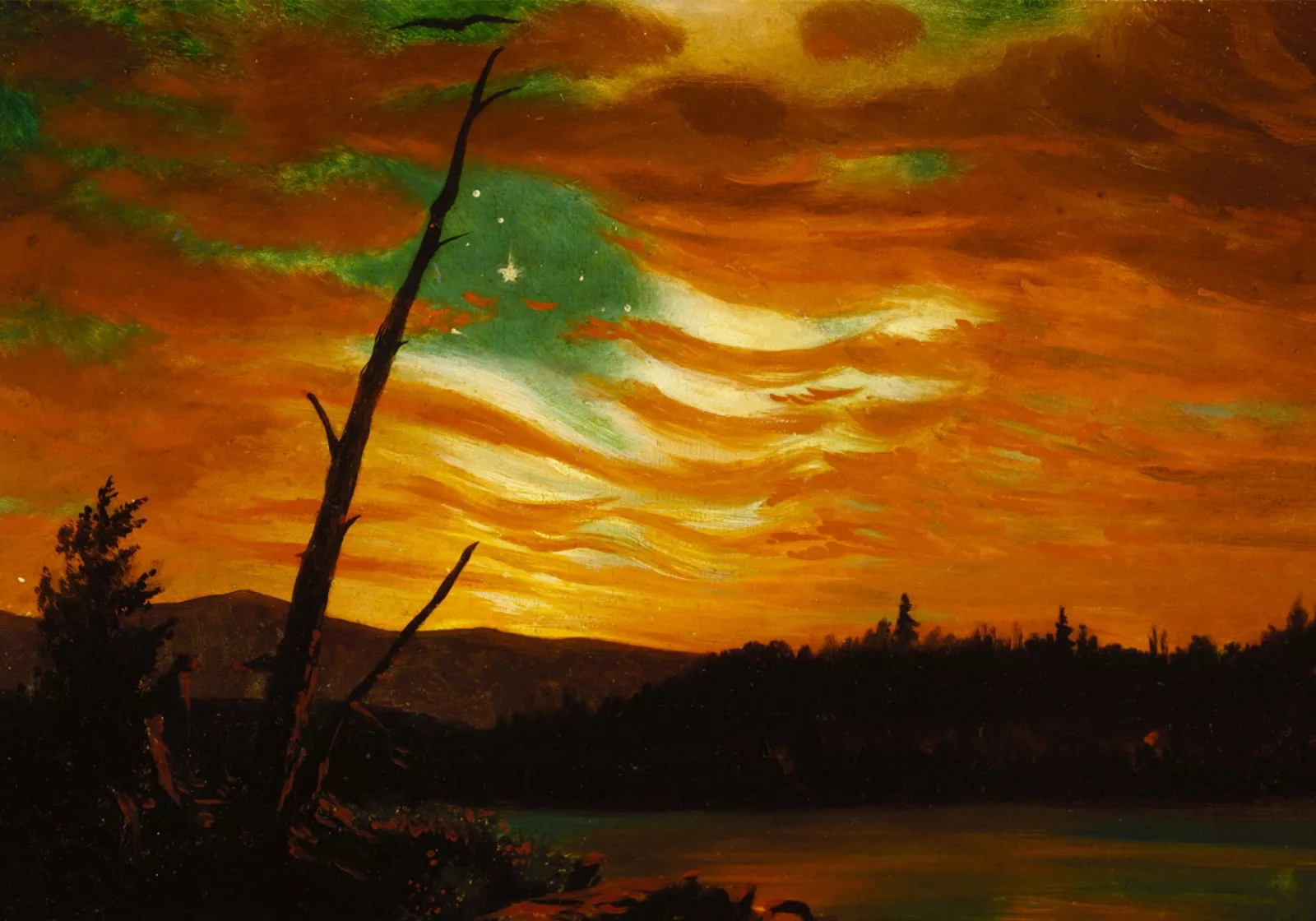 Frederic Edwin Church, Our Banner in the Sky, 1861. Terra Foundation for American Art, Daniel J. Terra Collection.