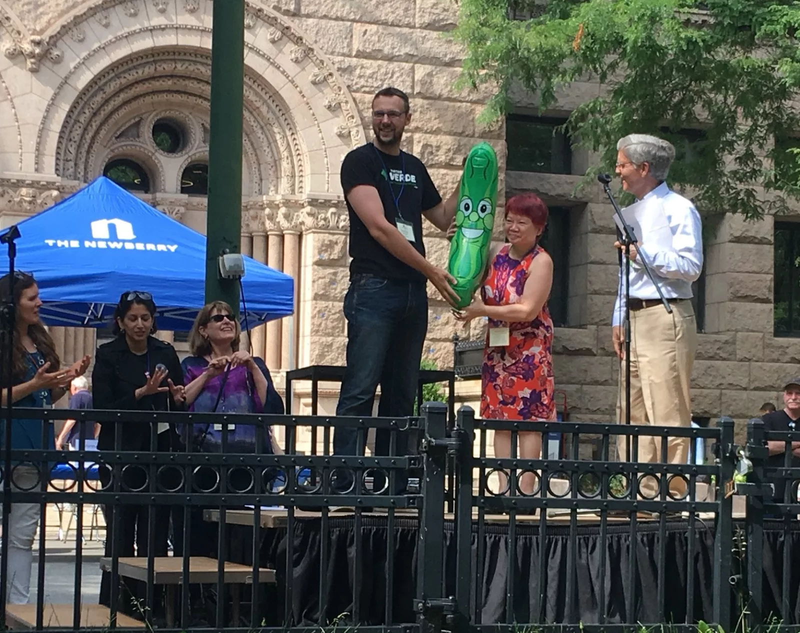 Geoffrey Cubbage, 2018 Dill Pickle Soapbox Champion for "The Dirtiest Election in Cook County: Where Sewage and Politics Intersect"